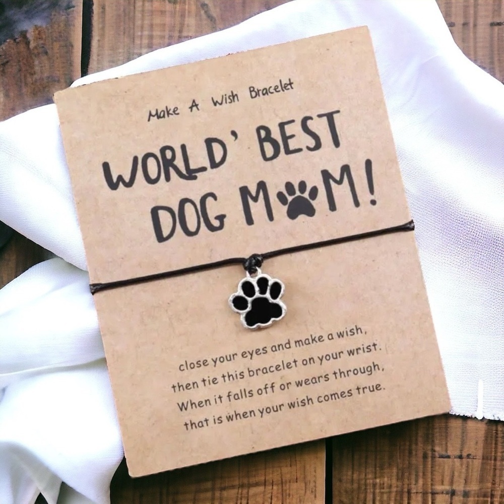 Charm Bracelet Paw-sitively Magical: The Ultimate Wish Bracelet for Dog Moms 🐾